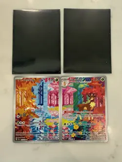 Deerling 165/162 & Sawsbuck 166/162 Temporal Forces Pokemon TCG NM set - Image 2