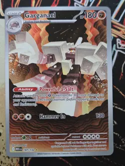 Pokemon TCG Garganacl 147/132 IR Illustration Rare ME01: Mega Evolution NM/M - Image 1