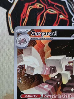 Pokemon TCG Garganacl 147/132 IR Illustration Rare ME01: Mega Evolution NM/M - Image 3