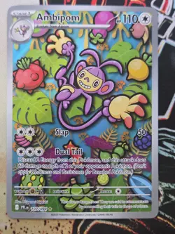 Pokemon TCG Ambipom 107/094 Full Art Illustration Rare Phantasmal Flames -NM/M - Image 1