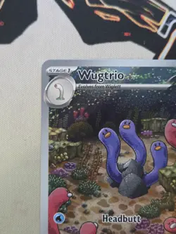Pokemon TCG Wugtrio 224/091 Full Art Illustration Rare SV: Paldean Fates - NM/M - Image 3
