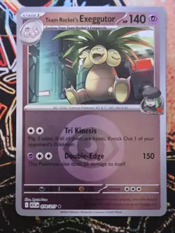 Pokemon TCG Team Rocket's Exeggutor (Energy Symbol Pattern) 078/217 ASC - NM/M - Image 1