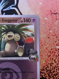 Pokemon TCG Team Rocket's Exeggutor (Energy Symbol Pattern) 078/217 ASC - NM/M - Image 4