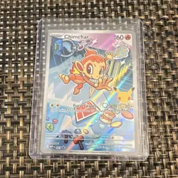 Pokemon Chimchar Me Mega Evolution Promo Holo Basic 047/ 60 HP Card - Image 1