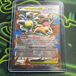 POKEMON MEGA EVOLUTION! MEGA KANGASKHAN EX! DOUBLE RARE! 104/132 - Image 1