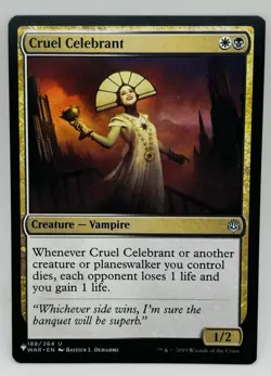 MTG Cruel Celebrant The List Reprints War Of The Spark Regular - Image 1