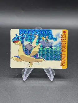 Lapras Variant Holo Pokemon Vintage Pocket Monsters Vending Prism Sticker 18 - Image 1