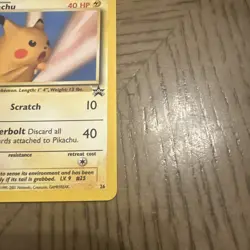 Pikachu SNAP Promo 26/53 Wotc Black Star Promo Pokemon NM 03 - Image 3