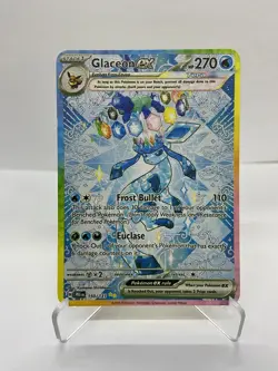 Glaceon EX Gold Metal Pokemon Card-Collectible Gift Display！Christmas bb - Image 1