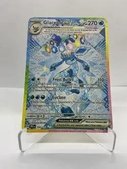 Glaceon EX Gold Metal Pokemon Card-Collectible Gift Display！Christmas bb - Image 3