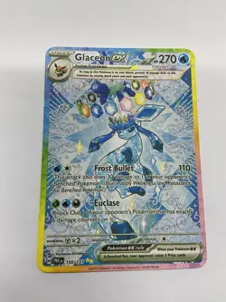Glaceon EX Gold Metal Pokemon Card-Collectible Gift Display！Christmas bb - Image 4
