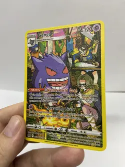 Gengar Gold Metal Pokemon Card-Collectible Gift Display！Christmas bb - Image 2