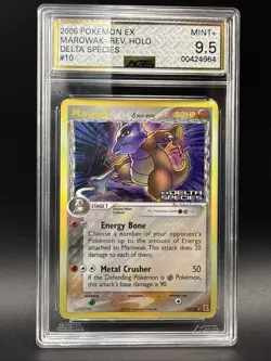 Pokemon TCG Marowak EX Delta Species 10/113 Reverse Holo Holo Rare - Image 1