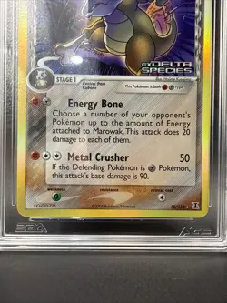 Pokemon TCG Marowak EX Delta Species 10/113 Reverse Holo Holo Rare - Image 2