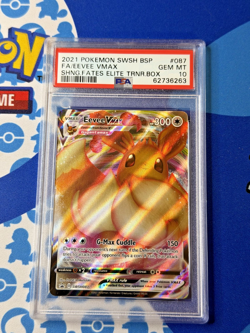 (PSA 10) Pokemon: Shining Fates – Eevee VMAX #087 [Full Art/Promo] - Image 1