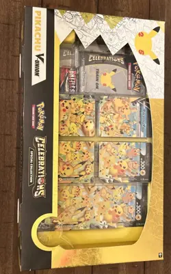 Pokemon Celebrations 25th Anniversary Pikachu V-union Premium Playmat Collection - Image 1