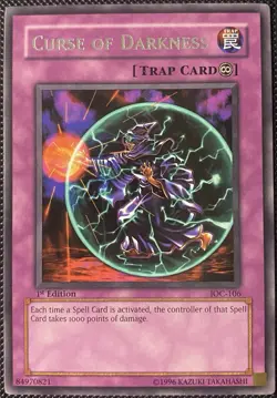 Curse of Darkness IOC-106 Invasion of Chaos 1st Edition - Yugioh Card - Image 1