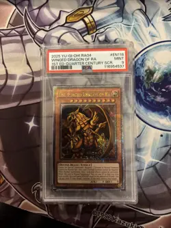 Yu-gi-oh! The Winged Dragon Of Ra RA04-EN118 PSA 9 Quarter Century Rare (WNU) - Image 1