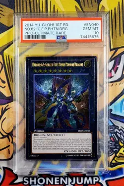 Yu-Gi-Oh! NUMBER 62 GALAXY-EYES PRIME PHOTON DRAGON 1st Ed PRIO-EN040 PSA 10... - Image 1