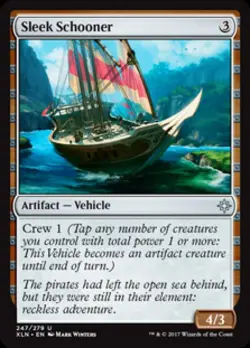 Sleek Schooner -Foil Light Play MTG Ixalan - Image 1
