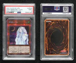 Ghost Mourner & Moonlit Chill Prismatic SE Japanese YuGiOh Art Collection PSA 9 - Image 3