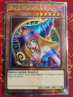 Dark Magician Girl (Quarter Century Secret Rare) Yugioh MP24-EN009 LP - Image 1