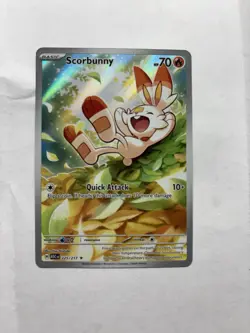 Scorbunny Full Art 225/217 Ascended Heroes Pokemon TCG Illustration Rare - Image 1