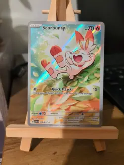 Pokemon TCG Scorbunny 225/217 Ascended Heroes Illustration Rare Mint Condition - Image 1