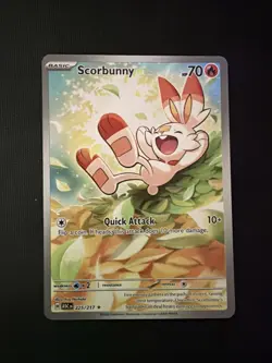 Pokemon TCG Scorbunny 225/217 Ascended Heroes Illustration Rare Mint Condition - Image 1