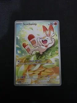 Pokemon TCG Scorbunny 225/217 Ascended Heroes Illustration Rare Mint Condition - Image 2