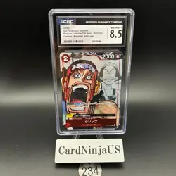 CGC 8.5 NM/Mint+ Usopp Parallel ST01-002 C 25th Edition ONE PIECE Card Game 234 - Image 1