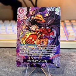 ONE PIECE OP-15 Adventure on KAMI's Island ST26-005 SP Monkey D. Luffy ENGLISH - Image 1