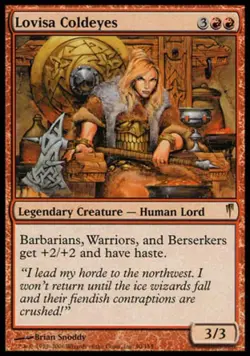 Lovisa Coldeyes - Medium Play MTG Coldsnap - Image 1