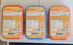 One Piece Tin Pack Set Vol 2 Set of 3 [TS-02 OP-13] Sealed Bandai - Image 2