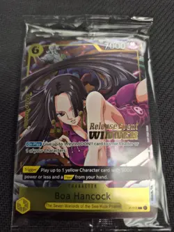 One Piece Card Game Boa Hancock Pre-Release Event Winner P-115 Near Mint Sealed - Image 1