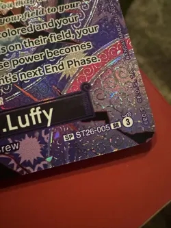 Monkey.D.Luffy (SP) ST26-005 Adventure on Kami's Island Foil - Image 4