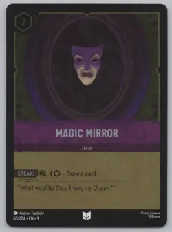 Disney Lorcana Cold Foil - Magic Mirror 65/204 - Fabled - Image 1