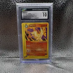 Pokemon Rapidash 51 Black Star Promo Pokemon Center NY CGC 10 Regular 2002 - Image 1