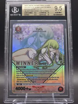 BGS 9.5 GEM MINT 2024 Union Arena UEPR-Promos C.C. #077 - Image 1