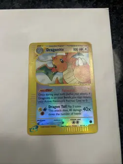 Pokemon Dragonite Expedition Base Set 043/165 Reverse Holo Rare 100 HP Card TCG - Image 1