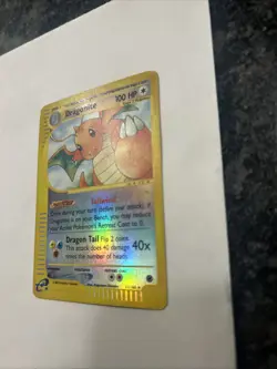 Pokemon Dragonite Expedition Base Set 043/165 Reverse Holo Rare 100 HP Card TCG - Image 3