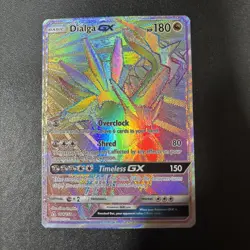 Dialga GX 164 156 Secret Rare Ultra Prism Pokemon Card NM - Image 1