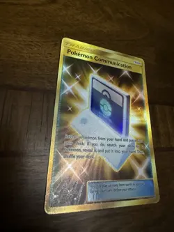 Pokemon Communication Team Up Secret Rare Holo Trainer 196/181 Card English - Image 3