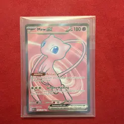 Mew ex 193/165 Sv: Scarlet & Violet 151 Ultra Rare Holo 180 HP Pokemon Card - Image 1