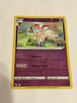 Pokemon GO Sylveon Magikarp Articuno Moltres Regular Holo 4 Cards Lot English - Image 1