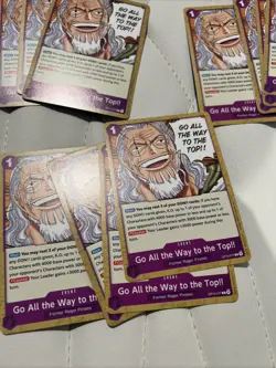 Set Of 4 Go All The Way To The Top OP13-077 Common One Piece Trading Card - Image 1