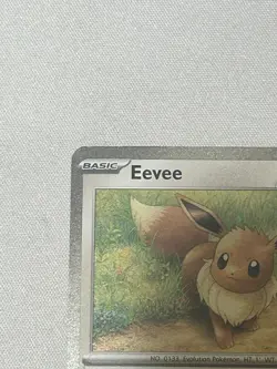 Pokemon Eevee TCG Holo Stamped Holiday Calendar Card 133/165 - Image 3