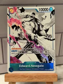 One Piece Card Edward Newgate ST22-003 Parallel English Starter Deck NM - Image 1