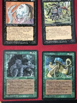 9 Card Black & Green HP Lot - Fallen Empires MTG Magic The Gathering Vintage HP - Image 2