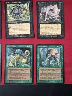 9 Card Black & Green HP Lot - Fallen Empires MTG Magic The Gathering Vintage HP - Image 5